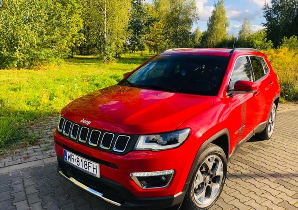 Jeep Compass cena 79000 przebieg: 71500, rok produkcji 2018 z Radom małe 781